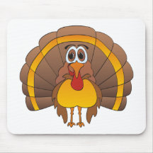 Cartoon Turkey Mousepad