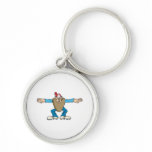 cartoon ump umpire calling SAFE Key Chain
