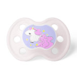 cartoon unicorn with stars cute Pacifier pacifiers