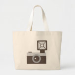 Cartoon Vintage Camera Tote Bags