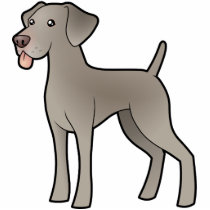 Cartoon Weimaraner