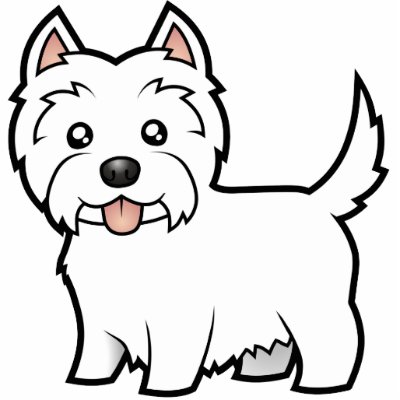 Cartoon West Highland White Terrier by CartoonizeMyPet