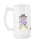 Cartoon Western Penguin Mugs