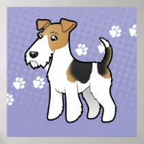 Cartoon Wire Fox Terrier