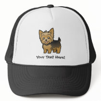 Cartoon Yorkshire Terrier (short hair no bow)