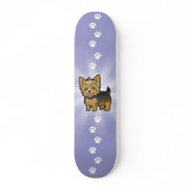 Cartoon Yorkshire Terrier (short hair no bow)