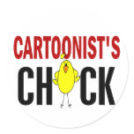 Cartoonist’s Chick Sticker