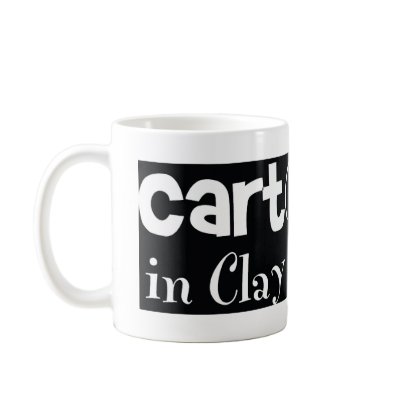 Cartoons in clay logo coffee mugs by lightwavejunkie