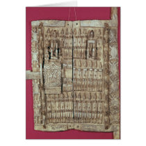 Carved door for a granary cards