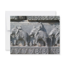 Carved Elephants Custom Invites