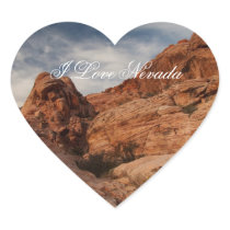 Carved in Stone; Nevada Souvenir Stickers