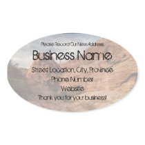 Carved in Stone; Promotional Oval Sticker