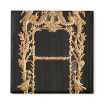 Carved mirror, c.1760 magnets