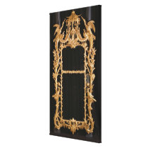 Carved mirror, c.1760 canvas prints