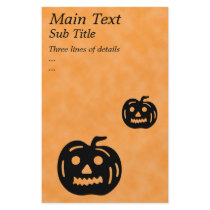 Carved Pumpkin Silhouette with Teeth. Flyer