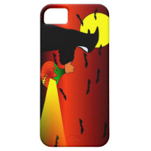Cas amical de l'iPhone 5 de sorcière de Halloween Coques Case-Mate iPhone 5