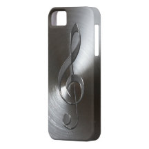 Cas argenté de l'iPhone 5 de la clef triple du mél Coques iPhone 5 Case-Mate