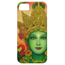 Cas bouddhiste de l'iPhone 5 Tara de vert de déess Coques iPhone 5