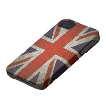 Cas britannique BRITANNIQUE de l'iPhone 4/4S d'ide Coque iPhone 4 Case-Mate
