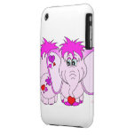 Cas chanceux mignon de l'iPhone 3 d'auriculaire Coque iPhone 3 Case-Mate