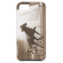 cas de cheval de trotteur de course d'attelages de coque Case-Mate iPhone 5