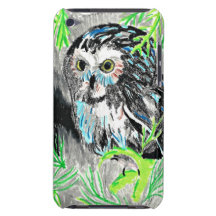 Cas de contact d'iPod de hibou Coque iPod Case-Mate