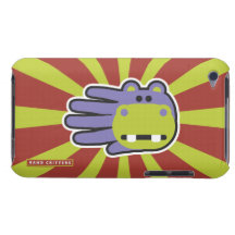Cas de contact d'iPod d'hippopotame à peine là Étui iPod Touch