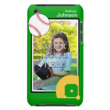 Cas de contact d'iPod personnalisé de base-ball/ba Coques iPod Case-Mate