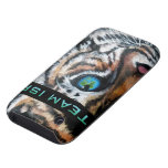 Cas de Coque-Compagnon de tigre de l'équipe ISF po Coques iPhone 3 Tough