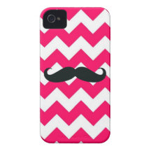 Cas de l'iPhone 4 de Coque-Compagnon -- Moustache  Coques Case-Mate iPhone 4