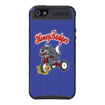 Cas de l'iPhone 5 de cargaison de HoneyBadger Skin
