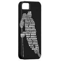 Cas de l'iPhone 5 de conception de typographie de  iPhone 5 Case