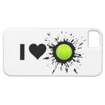 Cas de l'iPhone 5 de tennis d'amour de l'explosif  iPhone 5 Case