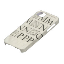 Cas de l'iPhone 5 de typographie Coques Case-Mate iPhone 5