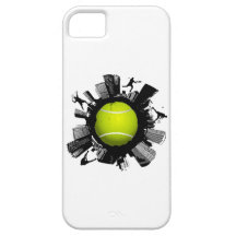 Cas de l'iPhone 5 de ville de tennis Coques iPhone 5 Case-Mate