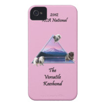 Cas de logo de 2012 KCA (rose) pour l'iPhone 4/4s Étui iPhone 4