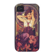 Cas de téléphone de Mucha Coques iPhone 4