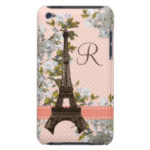 Cas décoré d'un monogramme du contact 4 d'iPod de  Coque iPod Touch Case-Mate