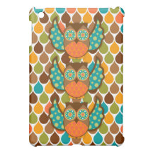 Cas d'iPad fait sur commande de hiboux de Boheme t