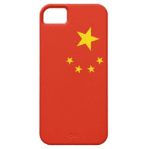 Cas d'IPhone 5 avec le drapeau de la Chine Coques iPhone 5