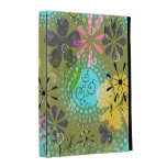 Cas floral de Caseable de folio d'iPad du bohémien Coque iPad