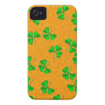 Cas irlandais de l'iphone 4 de trèfle étui iPhone 4