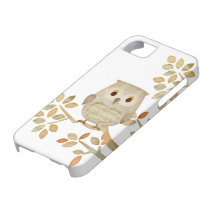 Cas musical de hibou d'arbre coque iPhone 5