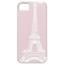 Cas rose de l'iphone 5 de Tour Eiffel Coques iPhone 5