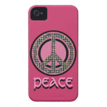 Cas ROSE PAILLETÉ de Coque-Compagnon de l'iPhone 4 Coques Case-Mate iPhone 4