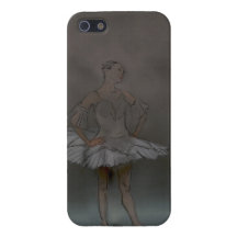 Cas russe de l'iPhone 5 de ballerine Étui iPhone 5