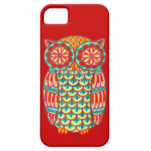 Cas super de l'iPhone 5 de rétro hibou Coque iPhone 5 Case-Mate