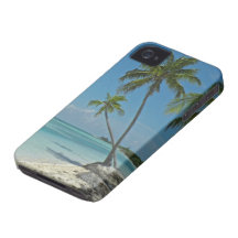 Cas tropical de Coque-compagnon de la plage iPhone Coques iPhone 4 Case-Mate