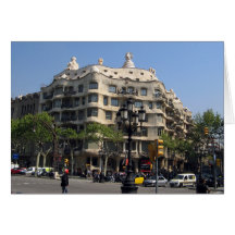 Casa Mila Greeting Card