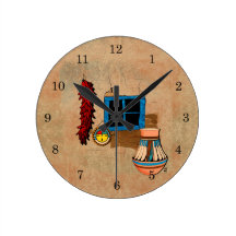 Casa Vieja Round Wallclock